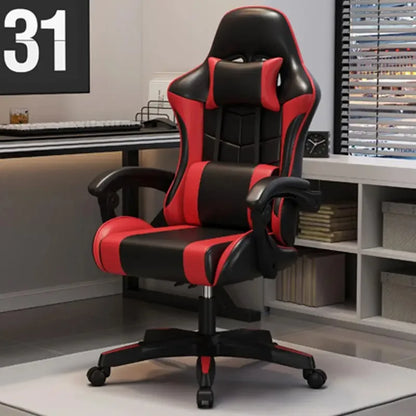 Silla gaming ergonómica para oficina en casa, largas jornadas y streamers, ajustable, reclinable, ligera y duradera