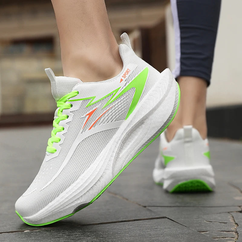 NEW Men Sports Running Shoes Off Marathon Breathable Light Comfortable Athletic Sneakers Jogging Basketball Tenis Air Cushion