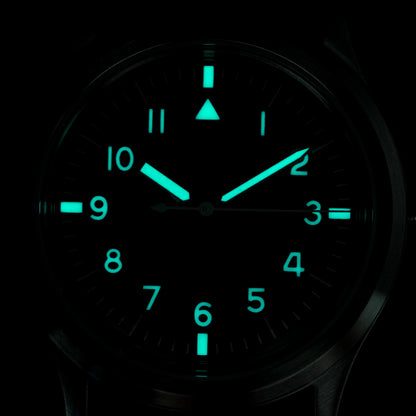 Militado ML14 Quartz Watch Cream Dial VH31/VH65 Sweep Movement Bubble K1/ Sapphire Luminous 36Mm Vintage Watches 100M Waterproof