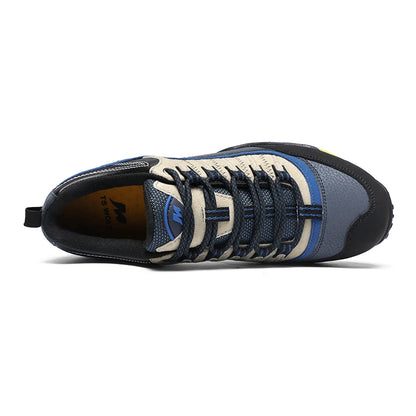 Sapatos de Trekking para Homem Outdoor Lover, Impermeáveis, Botas de Caminhada de Montanha em Couro Genuíno, Sapatos Táticos de Caça Woodland