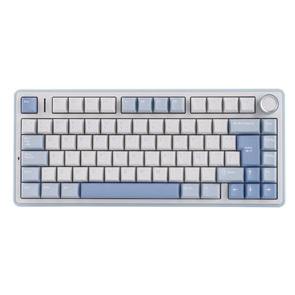 EPOMAKER AULA F75 ISO-ES 75% spagnola QWERTY Hot-Swap, tastiera meccanica da gaming cablata/Bluetooth/wireless 2.4GHz con montaggio gasket e retroilluminazione RGB