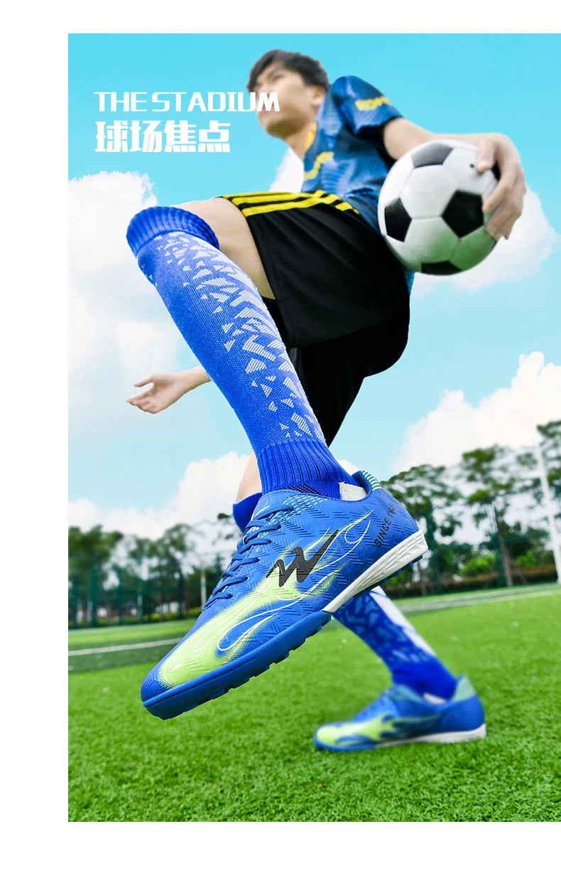 Zapatillas de fútbol Double Star 2026 nuevas para entrenamiento y partidos, antideslizantes, con agarre, soporte estable y diseño especial para fútbol