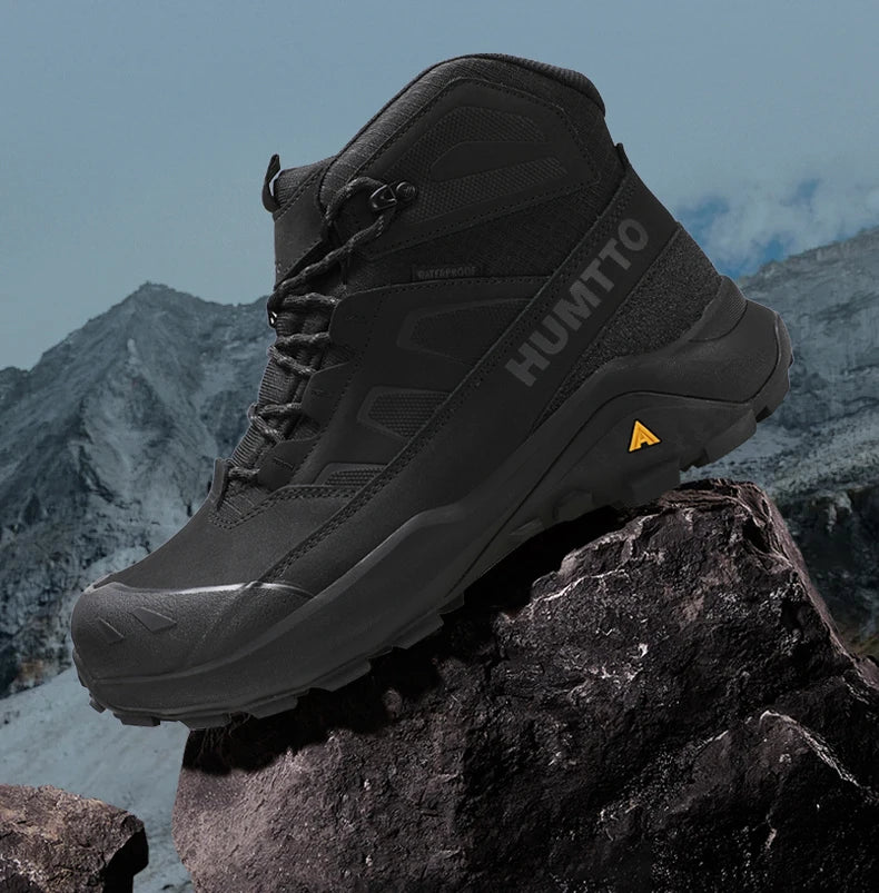 HUMTTO Hiking Shoes Men Winter Outdoor Sports Climbing Shoes Hunting Boots Warm Outdoors Ankle Travel Boots Trekking Sneakers