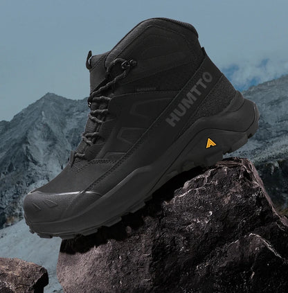 HUMTTO Hiking Shoes Men Winter Outdoor Sports Climbing Shoes Hunting Boots Warm Outdoors Ankle Travel Boots Trekking Sneakers