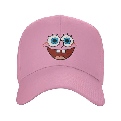 Καπέλο μπέιζμπολ Spongebobs με μεγάλο χαμογελαστό πρόσωπο, ανοιξιάτικο, στυλ y2k, ρετρό καπέλο τύπου «trucker» για ζευγάρια, γυναίκες, τένις, σκέιτ, καπέλα μπέιζμπολ