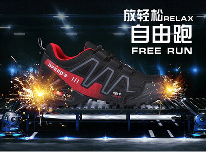Men Hiking Boots Winter Mountain Safety Outdoor Breathable Wear-Resistant Climbing Timberland Unisex Comfortable Male Sneakers