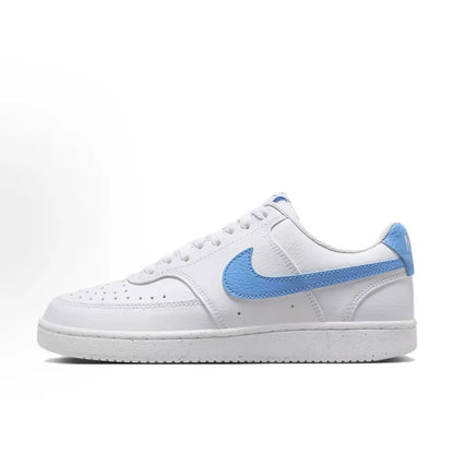 Nike Court Vision 1 Low Next Nature Mukava, monipuolinen ja kestävä matalavartinen tenniskenkä Naisten Valkoinen/Sininen DH3158-107