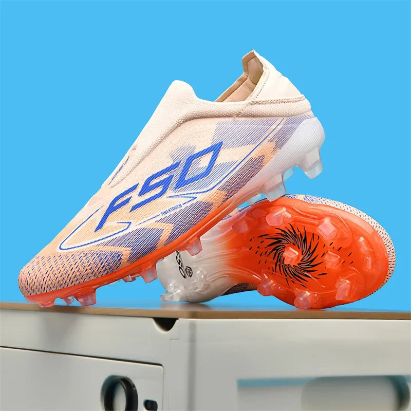 Chaussures de Football pour hommes, bottes de Football antidérapantes pour adultes, ultralégères, crampons d'intérieur, antidérapantes, Fg, gazon, Futsal, confortables, nouvelle collection