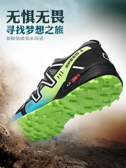 Men Hiking Boots Winter Mountain Safety Outdoor Breathable Wear-Resistant Climbing Timberland Unisex Comfortable Male Sneakers
