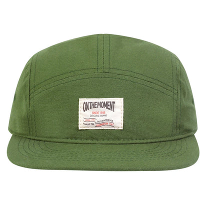 ON THE MOMENT Casquette de baseball 5 panneaux en coton Casquettes snapback Casquettes « Bone » pour homme Casquettes hip-hop originales pour hommes et femmes, réglables