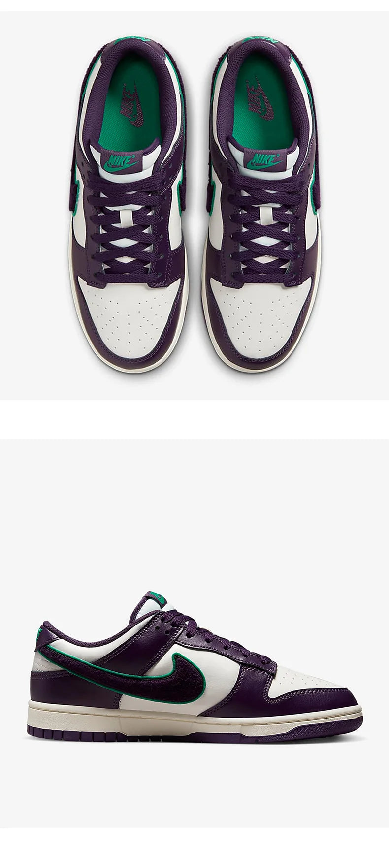 Nike Authentic Dunk Low - Zapatillas casuales resistentes de caña baja para hombre DQ7683-100