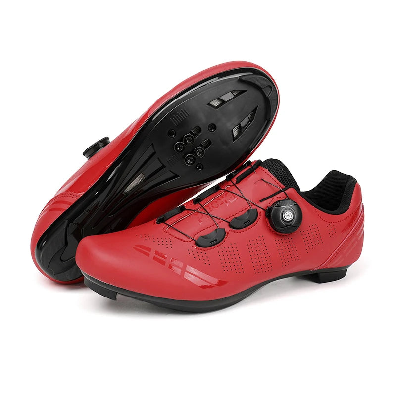 Scarpe da ciclismo da uomo e da donna per bici da strada, competizione e velocità, scarpe sportive da ciclismo autobloccanti con tacchette SPD