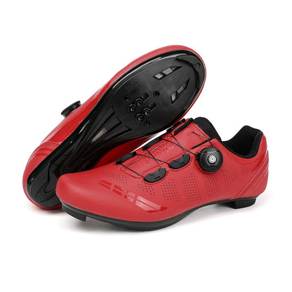 Scarpe da ciclismo da uomo e da donna per bici da strada, competizione e velocità, scarpe sportive da ciclismo autobloccanti con tacchette SPD