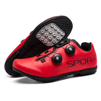 Lock-Free Cycling Shoes, Flat Pedal Shoes for Men, Bike Cleat Sneakers, MTB Bicycle Biking Shoes for Women, Breathable Indoor Boots