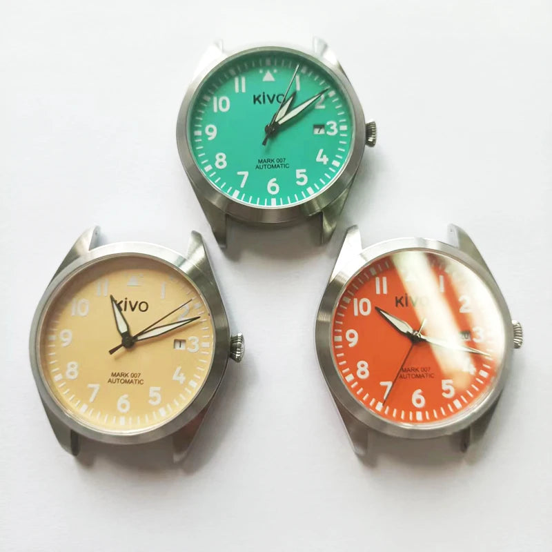 Swiss Aviator Pilot Automatic Watch Field Mechanical Timepieces Fliegeruhr Flieger Wristwatch Reloj Aviador Piloto Clock Uhr