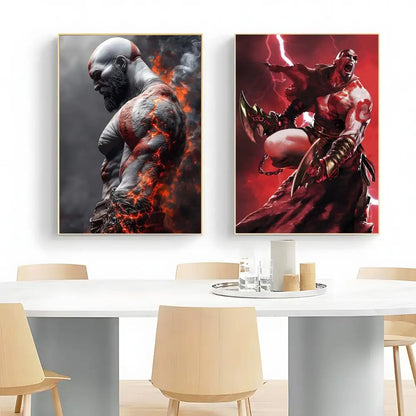 Game G-God of War Poster Wall Art Print Poster Decorative Mural Home Decor Gift Unframed