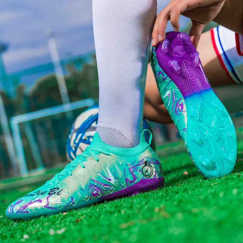 Zapatillas de fútbol profesionales para hombre y mujer de alta calidad, botas de fútbol de moda para hombre, talla grande 46, zapatillas de fútbol sala, deportivas para hombre