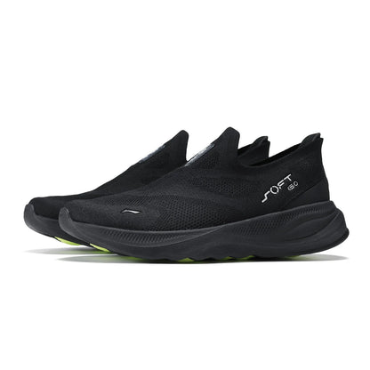 Li-Ning Men's SOFT GO 2 KNIT Slip-on Casual Walking Shoes Cushion Comfy Stable Li-Ning Mesh Jogging Daily Sports Sneakers AGLV017