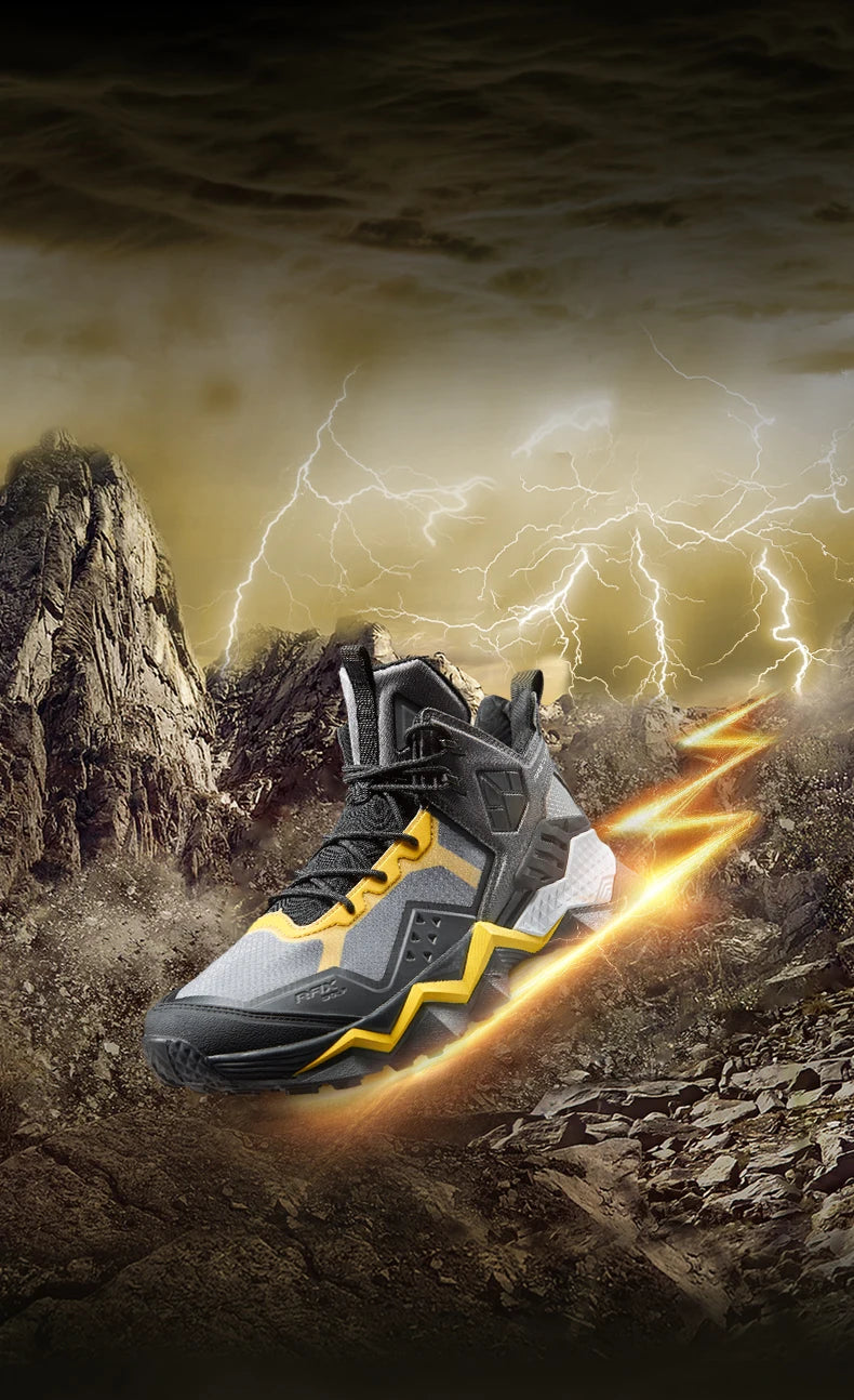 Rax Men's Waterproof Hiking Shoes Breathable Hiking Boots Outdoor Trekking Boots Sports Sneakers Tactical Shoes