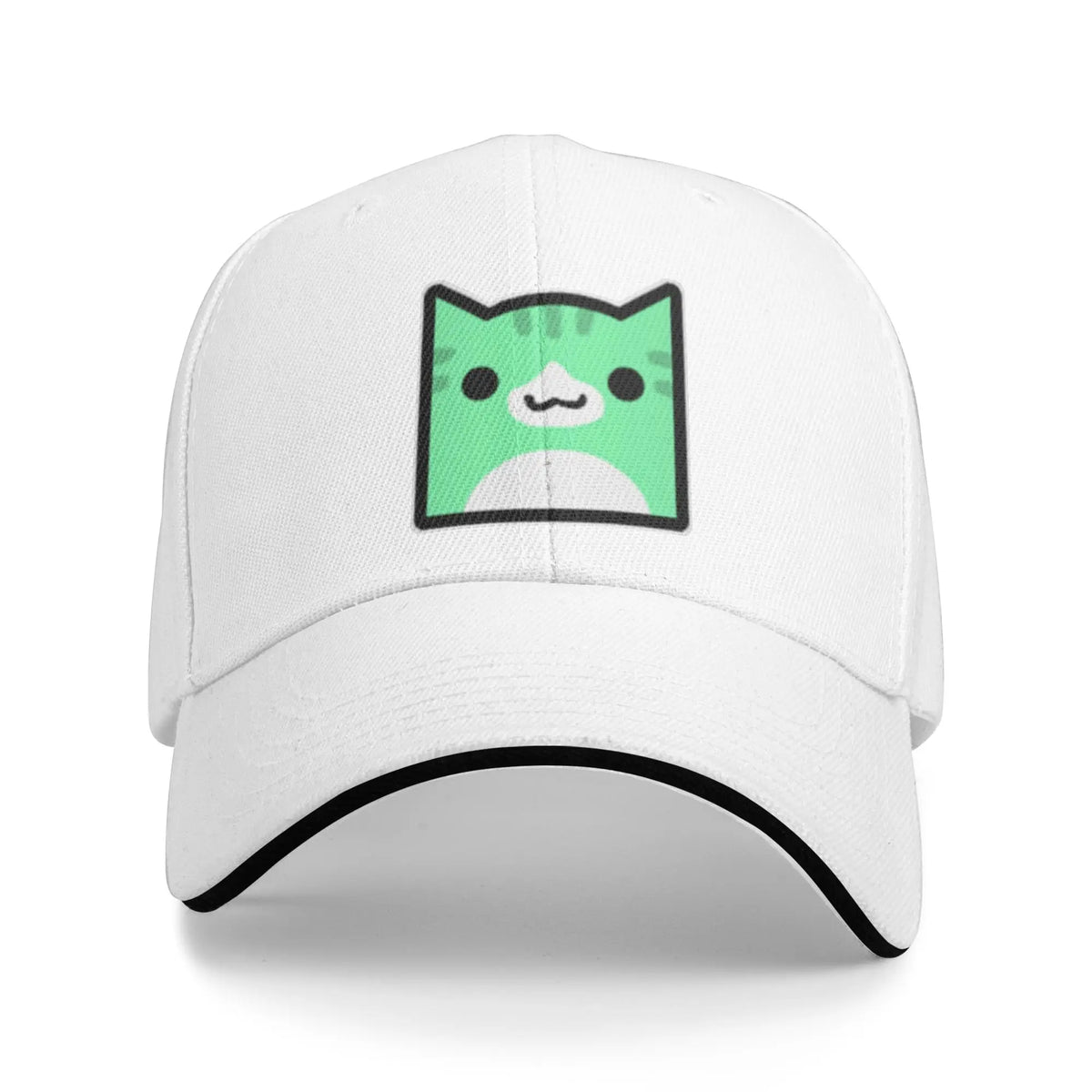 Geometry Gaming Cube Dash Baseballové čepice Hip Hop Extreme Demon Sandwich Cap Unisexový styl Nastavitelná čepice typu „dad hat“ Běh Golf