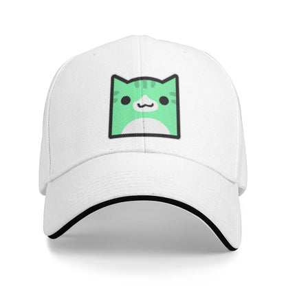 Geometry Gaming Cube Dash Baseballové čepice Hip Hop Extreme Demon Sandwich Cap Unisexový styl Nastavitelná čepice typu „dad hat“ Běh Golf