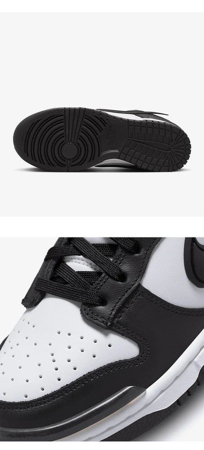 Sapatilhas casuais minimalistas Nike oficiais e autênticas para mulher, respiráveis, com atacadores e sola grossa DZ2794-001