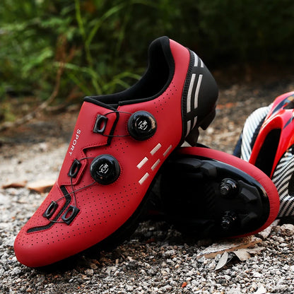 Sapatos de Ciclismo de Alta Qualidade para Homem SPD Autoencaixe Estrada Bicicleta Desporto Sapatos de Ciclismo MTB de Montanha Antiderrapantes para Mulher 36-47