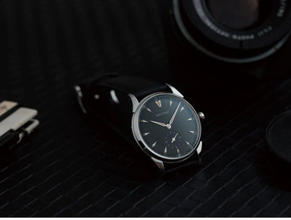 Baltany Men Automatic Watch 38.5mm Pilot Manual Winding Mechanical Wristwatch Sapphire 5ATM Small Second Dial ST1701 ST1700
