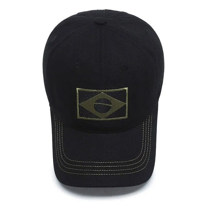 Outdoor Sports Baseball Cap Men'S Camouflage Cap, Middle And Young Men'S Casual Sun Protection Hat Brazilian Hat