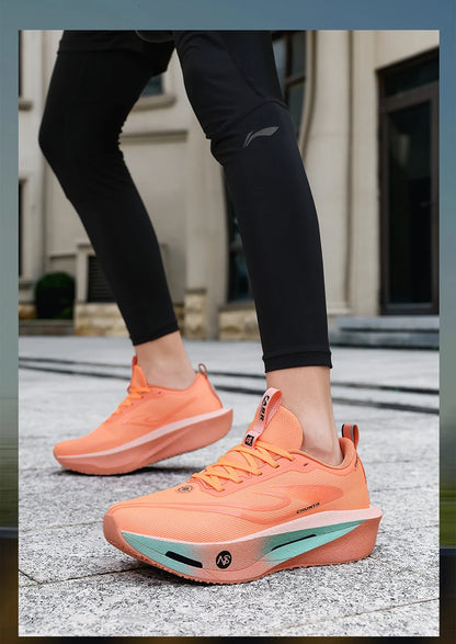 Carbon Plate Sports Running Shoes Marathon Men Breathable Lightweight Women's Comfortable Athletic Nonskid Chunta Sneakers
