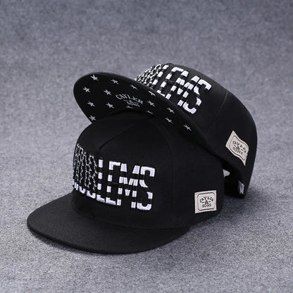 Unisex Alphabet Baseball Cap Summer Tide Brand Embroidered BackButton Cap Outdoor Hip Hop Hat Men's Women's Adjustable Casual Hat