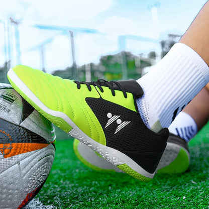 High-Quality New Men's Football Boots Grass High-Top Futsal Sneakers Soccer Shoes Non-Slip Match Indoor Hot-Selling Outdoor Sports