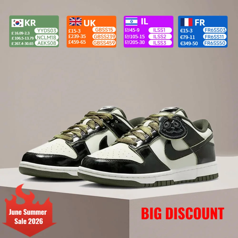 NIKE DUNK LOW moteriški neslystantys, patvarūs, amortizuojantys sportiniai bateliai – universalūs gatvės sportiniai bateliai HQ1918-001