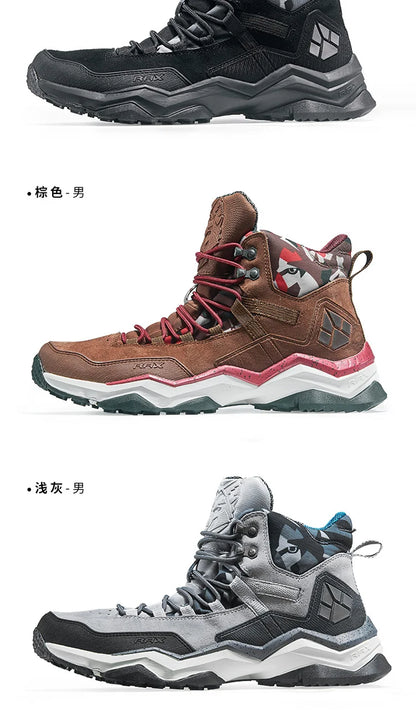 RAX Women Hiking Boots Waterproof Trekking Shoes Lightweight Mountain Climbing Boots Antislip Outdoor Sports Shoes Tourism