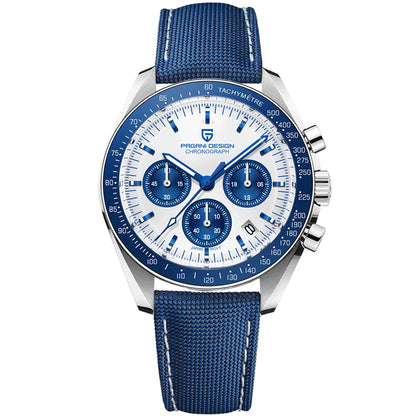 PAGANI DESIGN Saturn Men's Watches 2026 New Top Luxury Quartz Watch Men Light Tan Chronograph AR Sapphire crystal Wristwatch Men