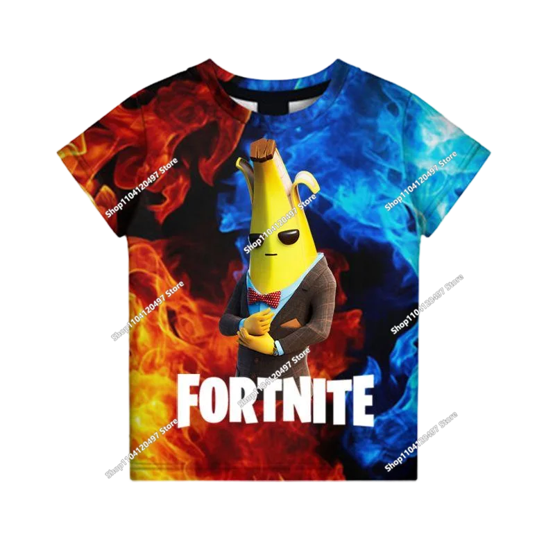 2025 3D New Children's Anime Fortnite Printed Sweater Series Pullover Generation Trend Brand Hoodie Gift