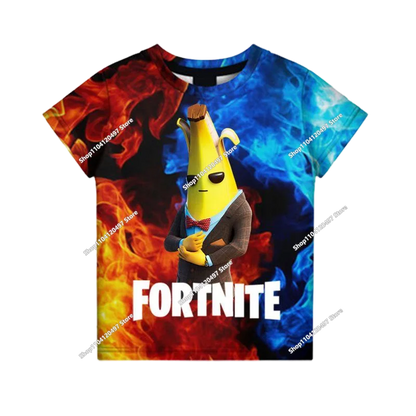 2025 3D New Children's Anime Fortnite Printed Sweater Series Pullover Generation Trend Brand Hoodie Gift