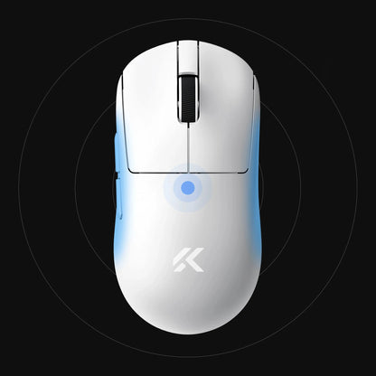 Ratón gaming inalámbrico ligero MCHOSE A7 V2 con doble tasa de sondeo de 8,000Hz, PAW3950 TI, para gaming, esports y oficina