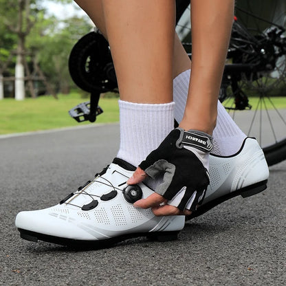 Men's Mountain Bike Shoes MTB, Breathable, Non-Slip, High Hardness, Suitable For Outdoor Road Racing, Mountain Off-Road Riding 37-46