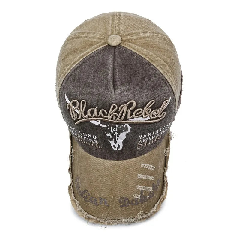 Gorra de béisbol para hombre en algodón lavado, estilo retro, para las cuatro estaciones, ideal para deporte al aire libre, accesorio de moda masculina
