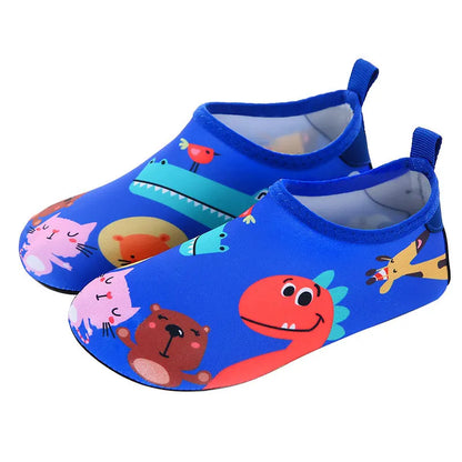 Boys Girls Soft Foldable Water Shoes Kids Beach Summer Outdoor Wading Shoes Swimming Surf Sea Slippers Quick-Dry Aqua Shoes