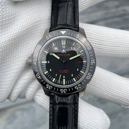 STEELFLIER Official SF783 NH35 Automatic Mechanical Watches Ceramic Bezel Super Luminous 20Bar Waterproof Luxury Dive Watch Men