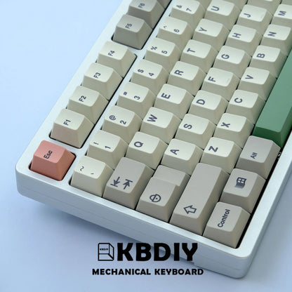 KBDiy GMK 9009 Retro Cherry Profile Keycap 134 Keys/Set For Mechanical Keyboard DIY Custom PBT DYE-SUB 61 60 Backlit ISO Keycaps