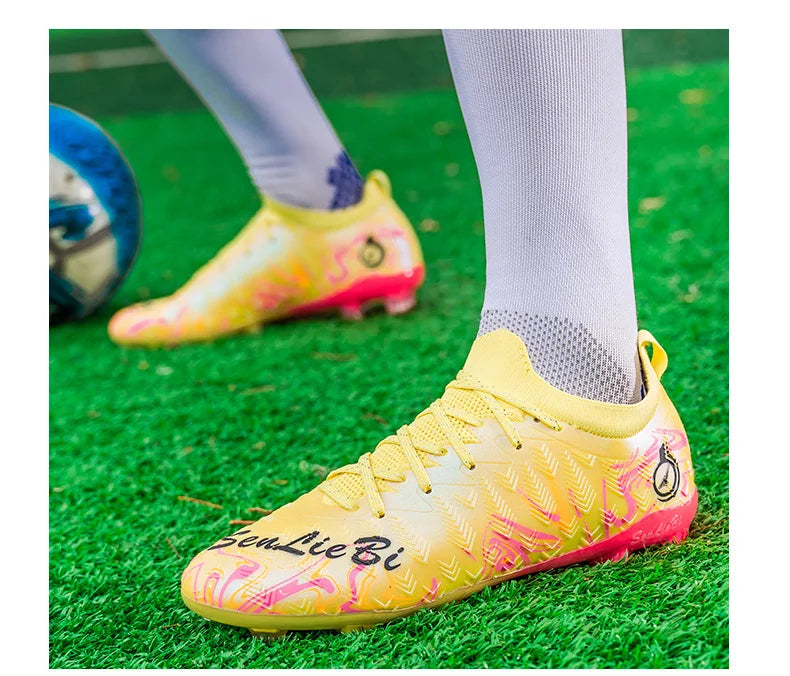 Zapatillas de fútbol profesionales para hombre y mujer de alta calidad, botas de fútbol de moda para hombre, talla grande 46, zapatillas de fútbol sala, deportivas para hombre
