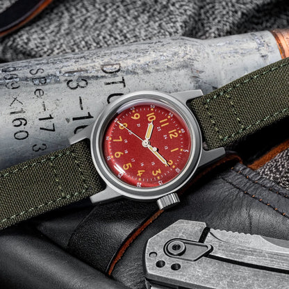 THORN Retro Military Watch 36mm Watch Made of NH35A Movement SHY-043 Sport Watch Unisex Men's and Women's Luxury