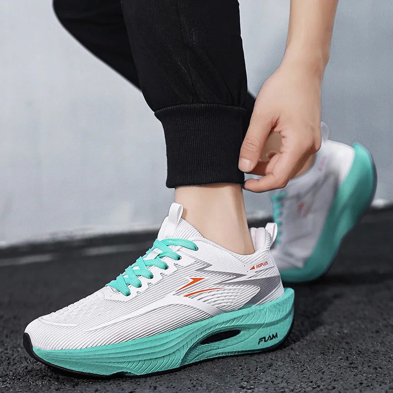 Zapatillas de running modernas para hombre y mujer, calzado deportivo casual cómodo y transpirable, zapatillas juveniles para deportes al aire libre y caminar