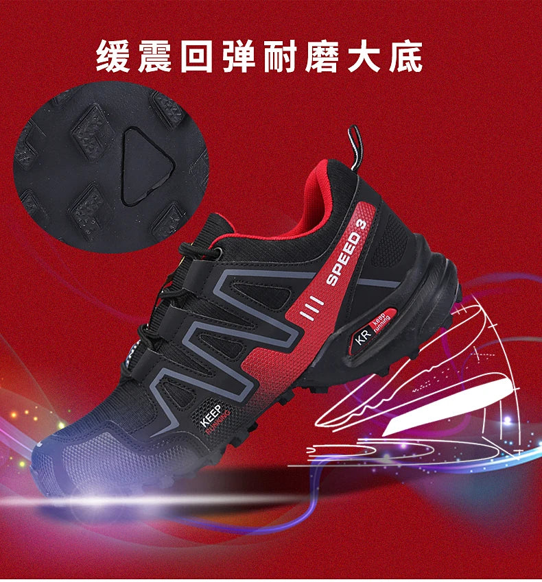 Men Hiking Boots Winter Mountain Safety Outdoor Breathable Wear-Resistant Climbing Timberland Unisex Comfortable Male Sneakers