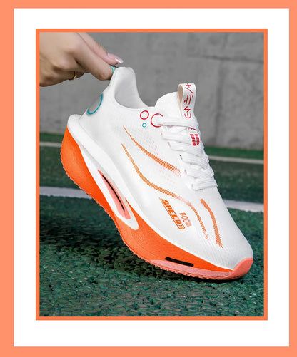 Carbon Plate Running Shoes Men Women Professional Marathon Racing Sneakers Breathable Lightweight Road Running Training Shoes