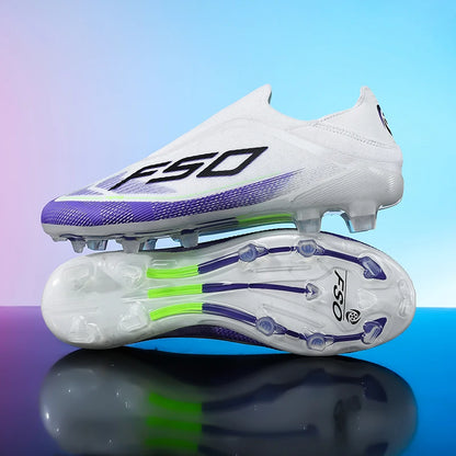 New Men's Football Boots Futsal Outdoor Sneakers Match Grass Non-Slip High-Quality Soccer Shoes Cleats Hot-Selling High-Top Light