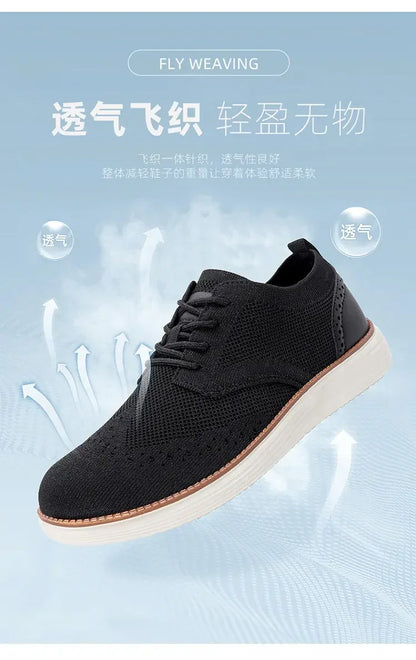 Mocasines deportivos de malla para hombre, calzado antideslizante de corte bajo, zapatos casuales deportivos, superventas, zapatos de diseño 2025